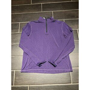 Men’s Greyson Golf Pullover Quarter Zip Size Large Purple